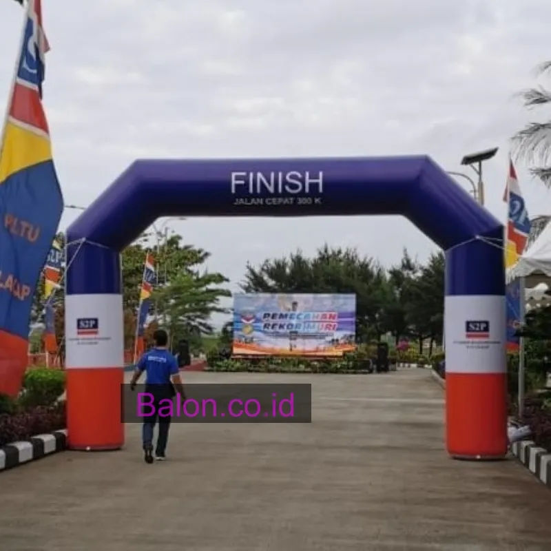 Balon Gate Start Finish Jalan Cepat 300 Km PT. Sumber Segara Primadaya (S2P) PLTU Karangkandri