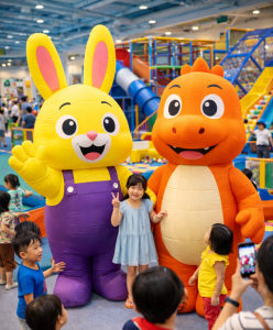 balon maskot tempat permainan anak