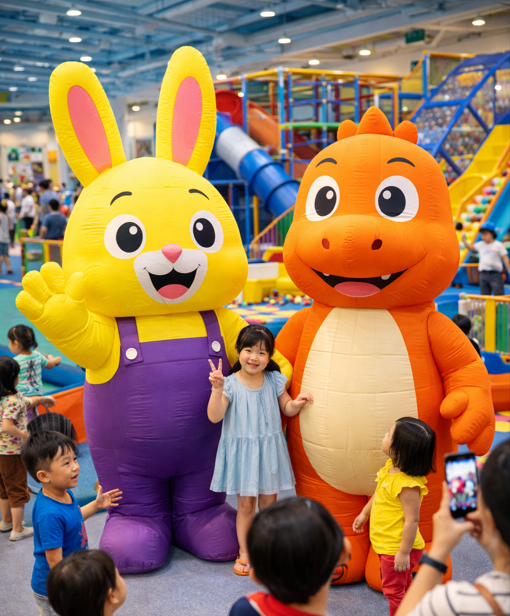 Balon Maskot untuk Tempat Bermain Anak: Strategi Marketing yang Bikin Ramai, Viral, dan Jadi Favorit Keluarga