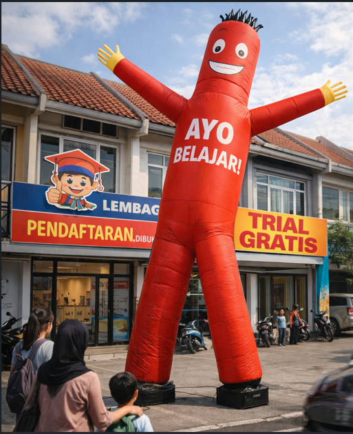 Strategi Marketing “Dari Udara”: Kenapa Sky Dancer Bisa Bikin Tempat Les Lebih Ramai